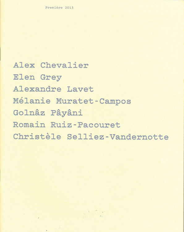 couv Première 13